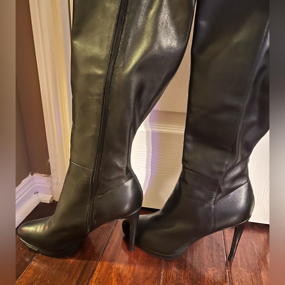 Nine West - Wide Calf Boots - Size 10